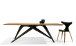 Jídelní stůl CROSS masiv dub, ořech, jasan, Jasan masiv, 240x100v76 cm