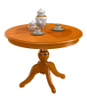 Jídelní stůl kulatý 105 cm, 06x534, třešeň francouzská