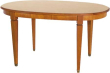 Jídelní stůl oválný 145x99 cm, 02x540, ořech antik