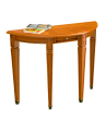 Konzolový stolek půlkruhový 06x539, patina