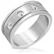 316Steel Prsten z chirurgické oceli PNY092 Velikost prstenu: 51 mm