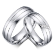 316Steel Prsten z chirurgické oceli snubní PNY096 Velikost prstenu: 59 mm, Rozdělení: Dámský