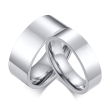 316Steel Prsteny z chirurgické oceli v jednoduchém stylu Velikost: Dámský, Velikost prstenu: 56 mm