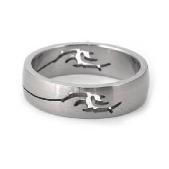 316Steel Prsten z chirurgické ocele ORBIS drak Velikost prstenu: 56 mm