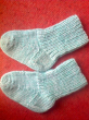 Bílé ponožky pletené