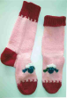 Jarní velikonoční ponožky - Beránek