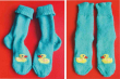 Jarní velikonoční ponožky Kačenky