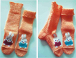 Jarní velikonoční ponožky Zajíčci