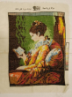 Korálkový obraz - děvče s knihou