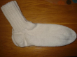 silné ponožky z ponožkové příze ručně pletené