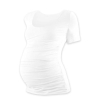 Těhotenské tričko Johanka KR- bílé