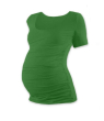 Těhotenské tričko Johanka KR- tmavě zelené