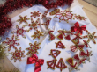 Třpytivá kolekce ozdob k Vánocům 27ks + doplnky